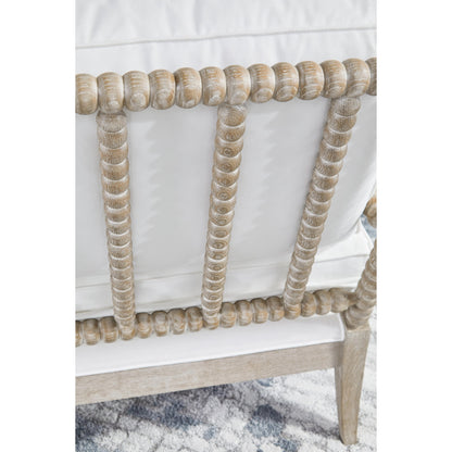 Rouleau Chaise Lounge by Essentials For Living in livesmart peyton pearl and natural gray oak. Made from solid oak wood, 98% polyester, 2% nylon fabric, foam, down blend in a cottage & farmhouse style.
