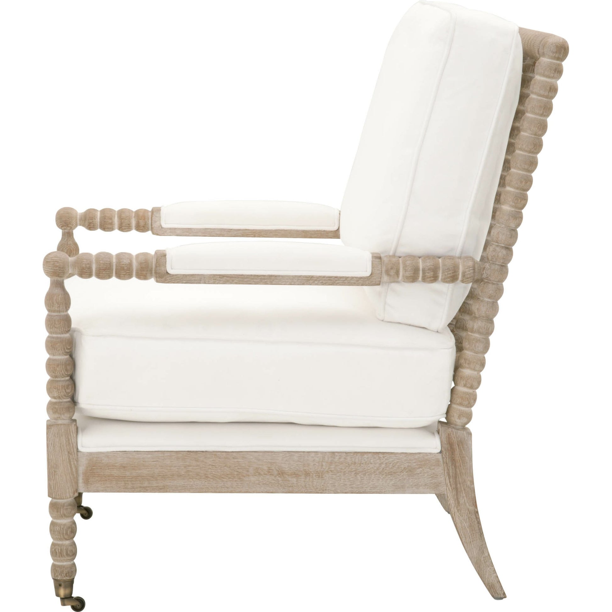 Rouleau Club Chair by Essentials For Living. Made from unique in a transitional style.
