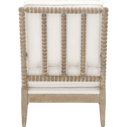 Rouleau Club Chair by Essentials For Living. Made from unique in a transitional style.