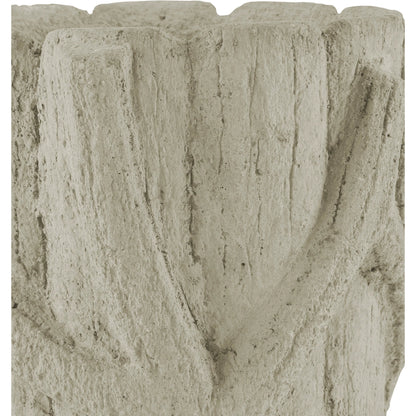 Faux Bois Planter by Currey and Company in portland, faux bois. Made from concrete, iron in a rustic style.