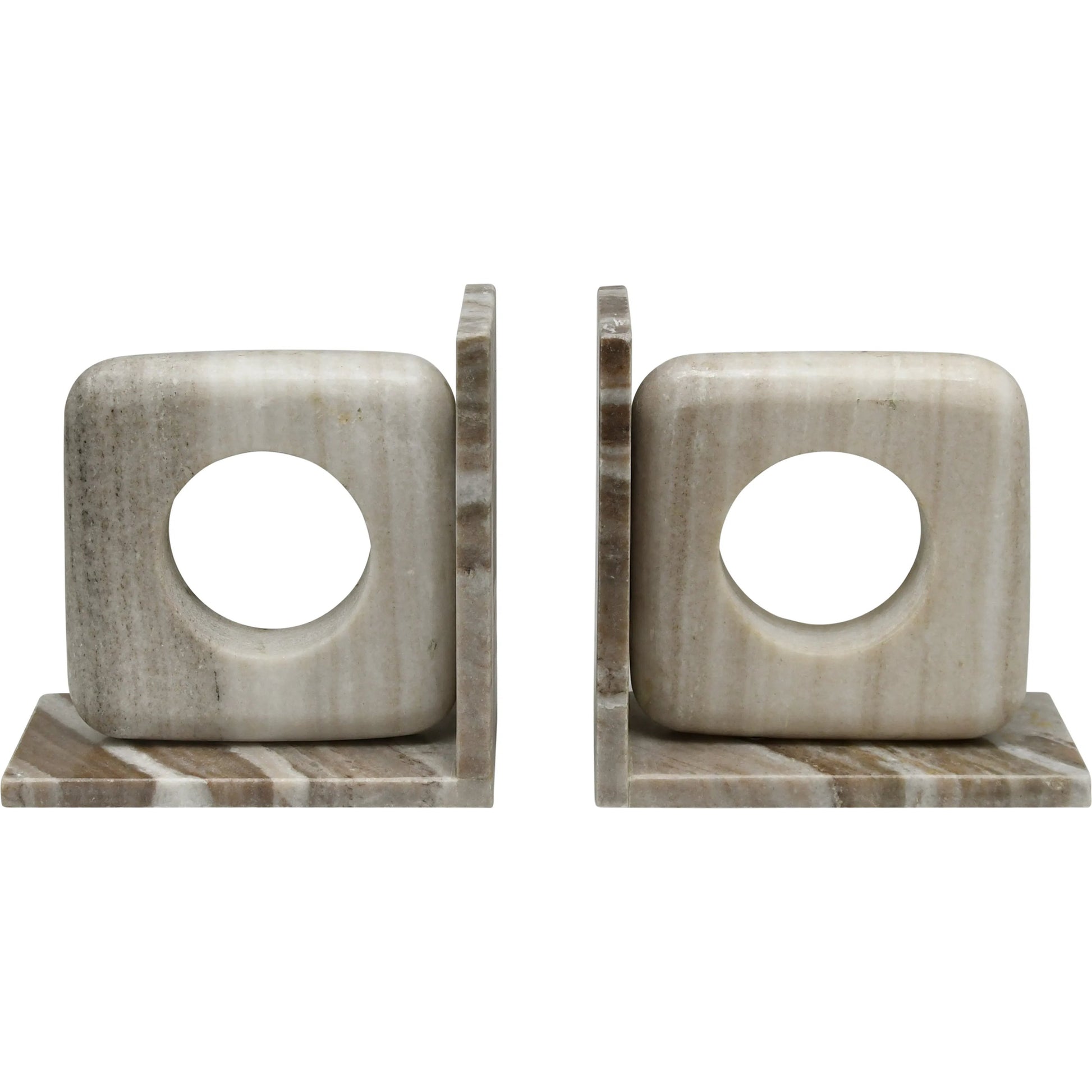 Rover Marble Bookend by Worlds Away. Made from marble in a modern style.