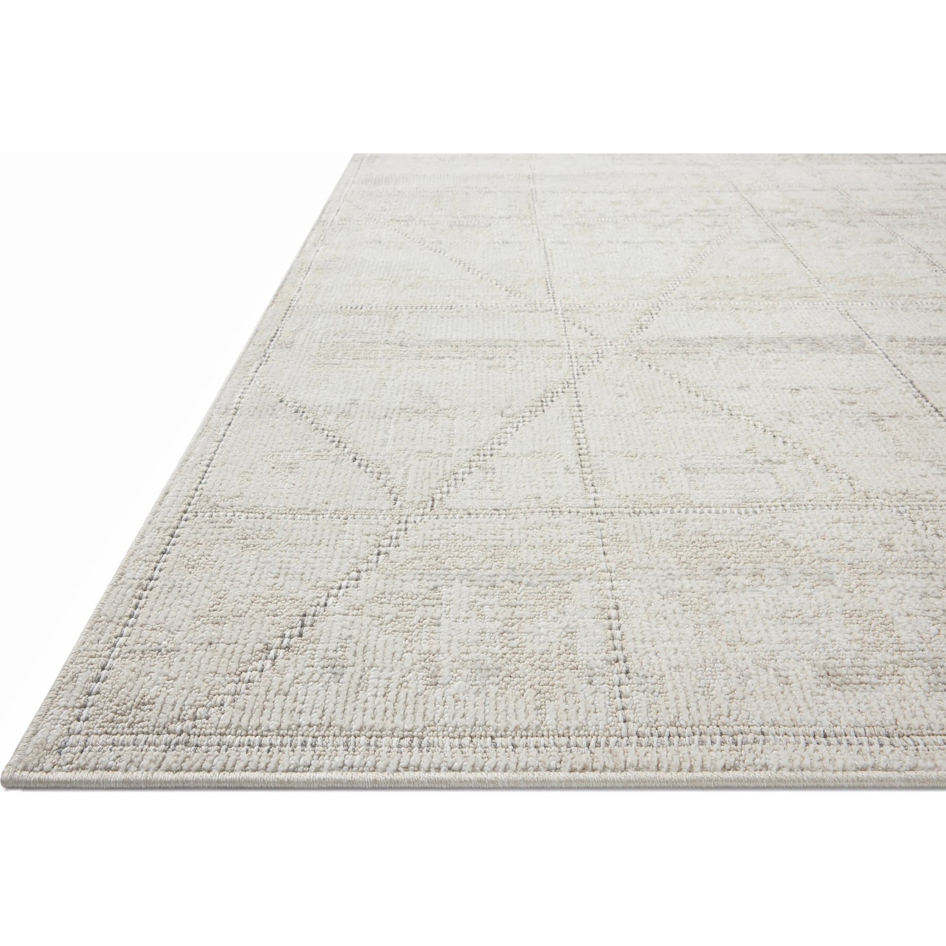 Roxie ROX-01 Rug by Loloi in ivory, graphite. Made from 100% polyester in a unique style.