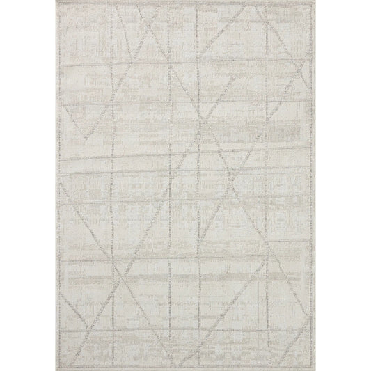 Roxie ROX-01 Rug by Loloi in ivory, graphite. Made from 100% polyester in a unique style.
