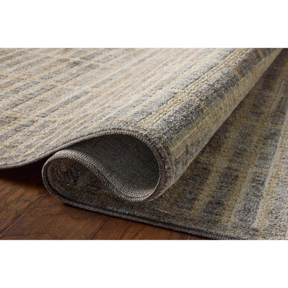 Roxie ROX-02 Rug by Loloi in smoke, natural. Made from 100% polyester in a unique style.