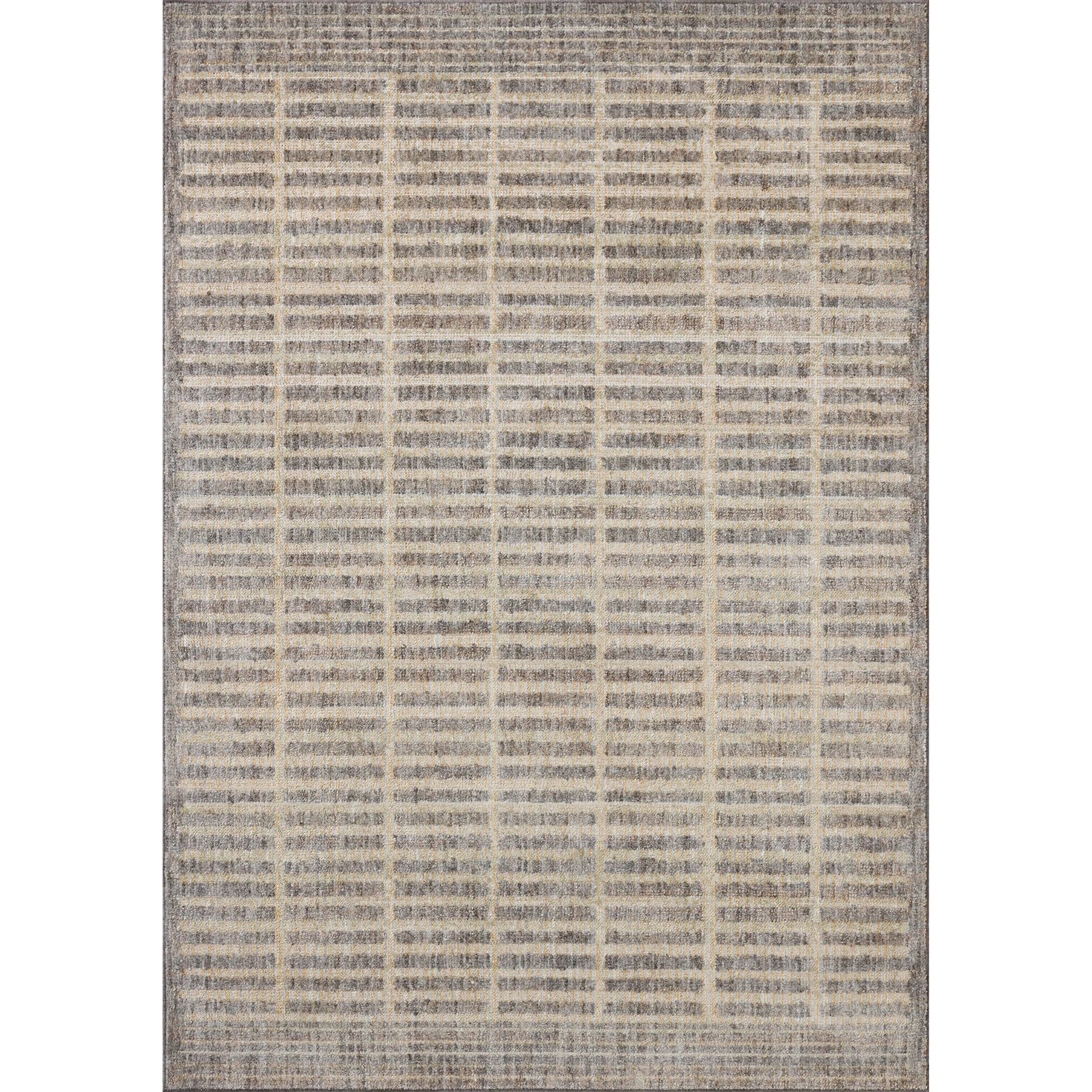 Roxie ROX-02 Rug by Loloi in smoke, natural. Made from 100% polyester in a unique style.