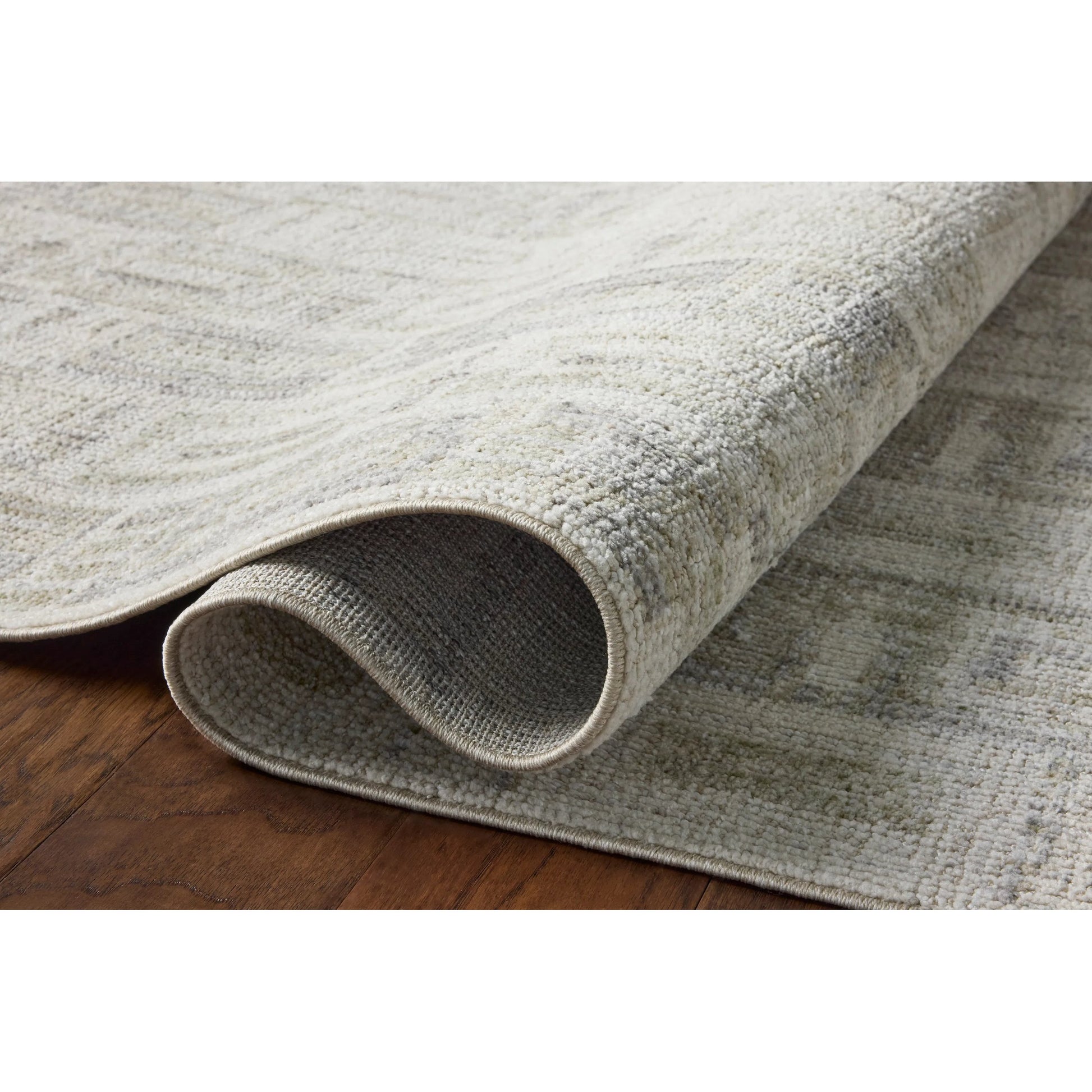 Roxie ROX-07 Rug by Loloi in bone, sage. Made from 100% polyester in a unique style.