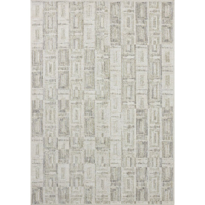 Roxie ROX-07 Rug by Loloi in bone, sage. Made from 100% polyester in a unique style.