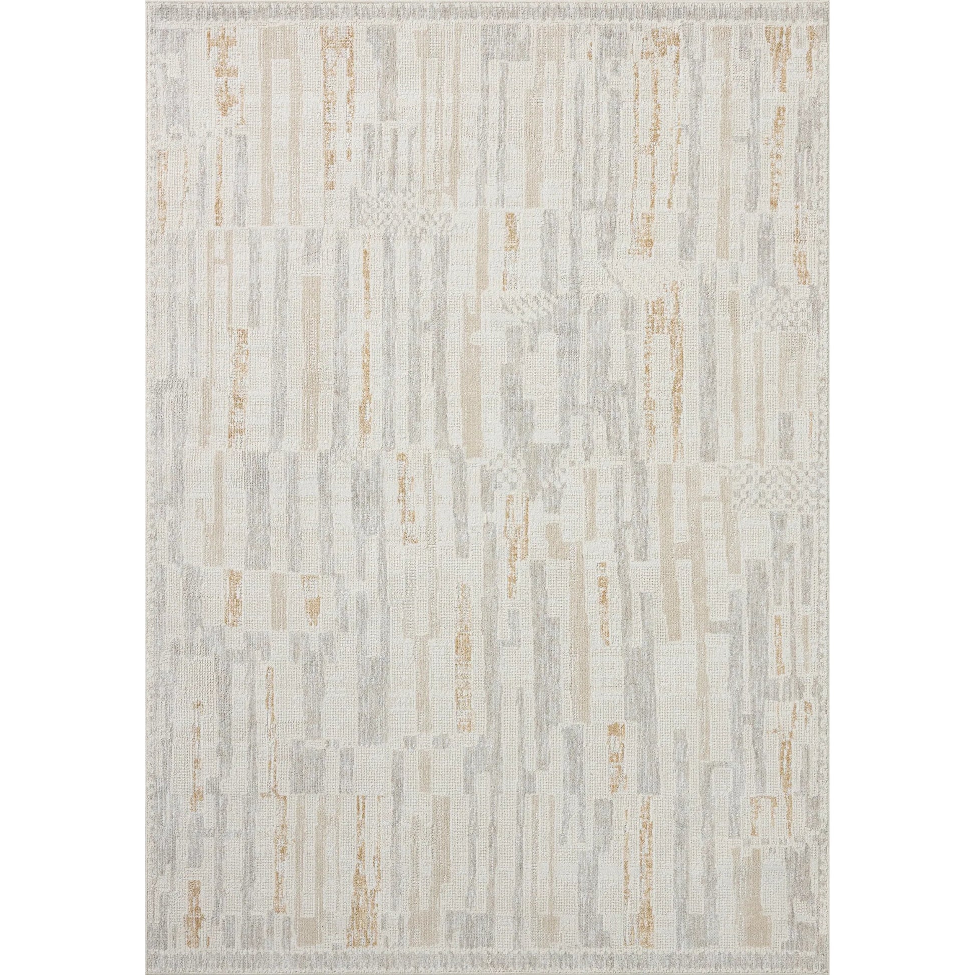 Roxie ROX-08 Rug by Loloi in natural, sand. Made from 100% polyester in a unique style.