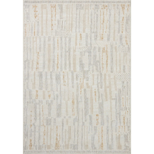 Roxie ROX-08 Rug by Loloi in natural, sand. Made from 100% polyester in a unique style.
