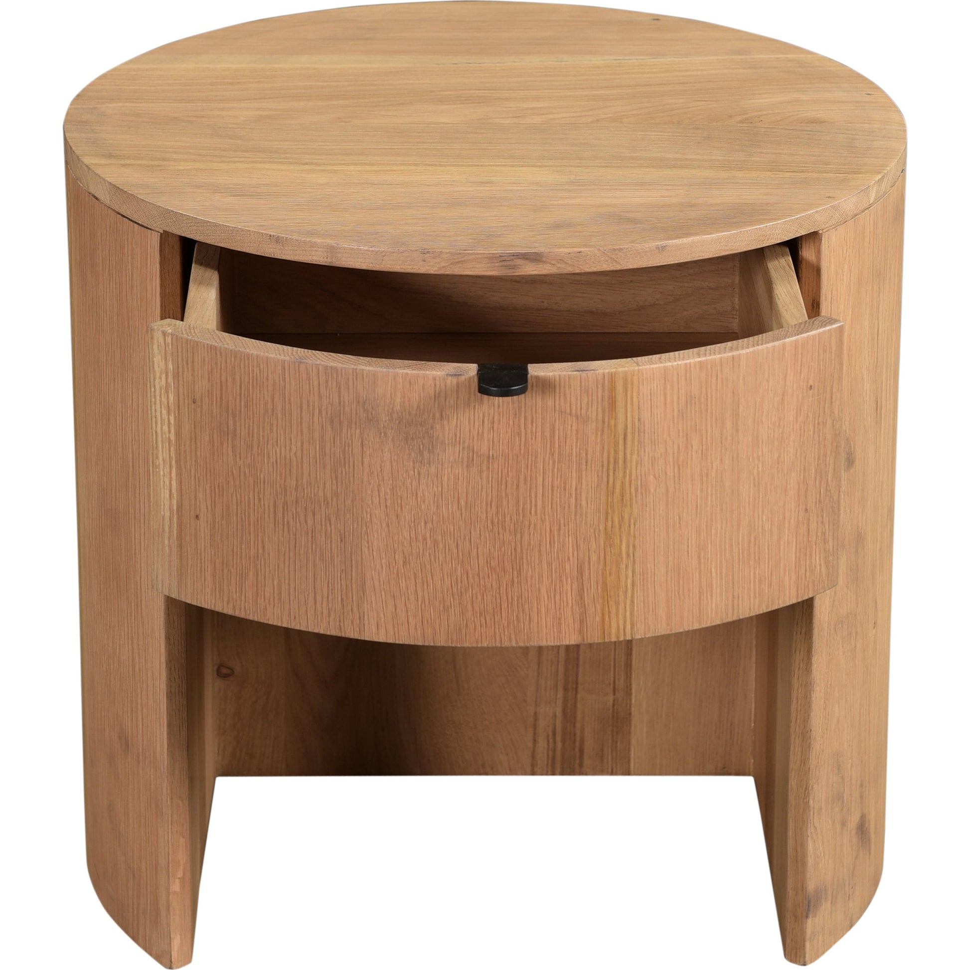 Theo Nightstand by Moe's Home Collection in natural. Made from solid oak in a modern style.