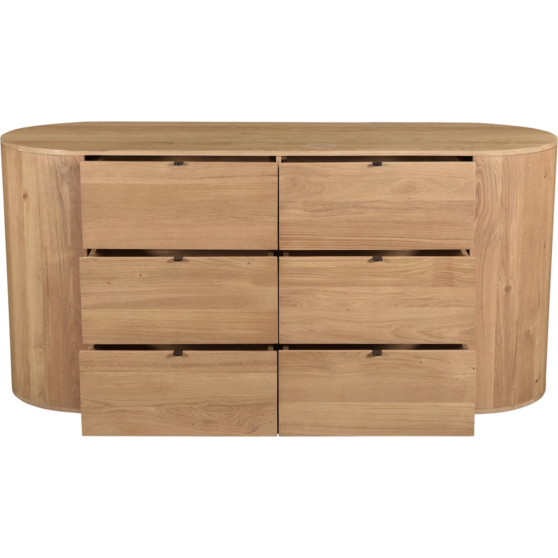 Theo Dresser by Moe's Home Collection in natural. Made from solid oak in a modern style.