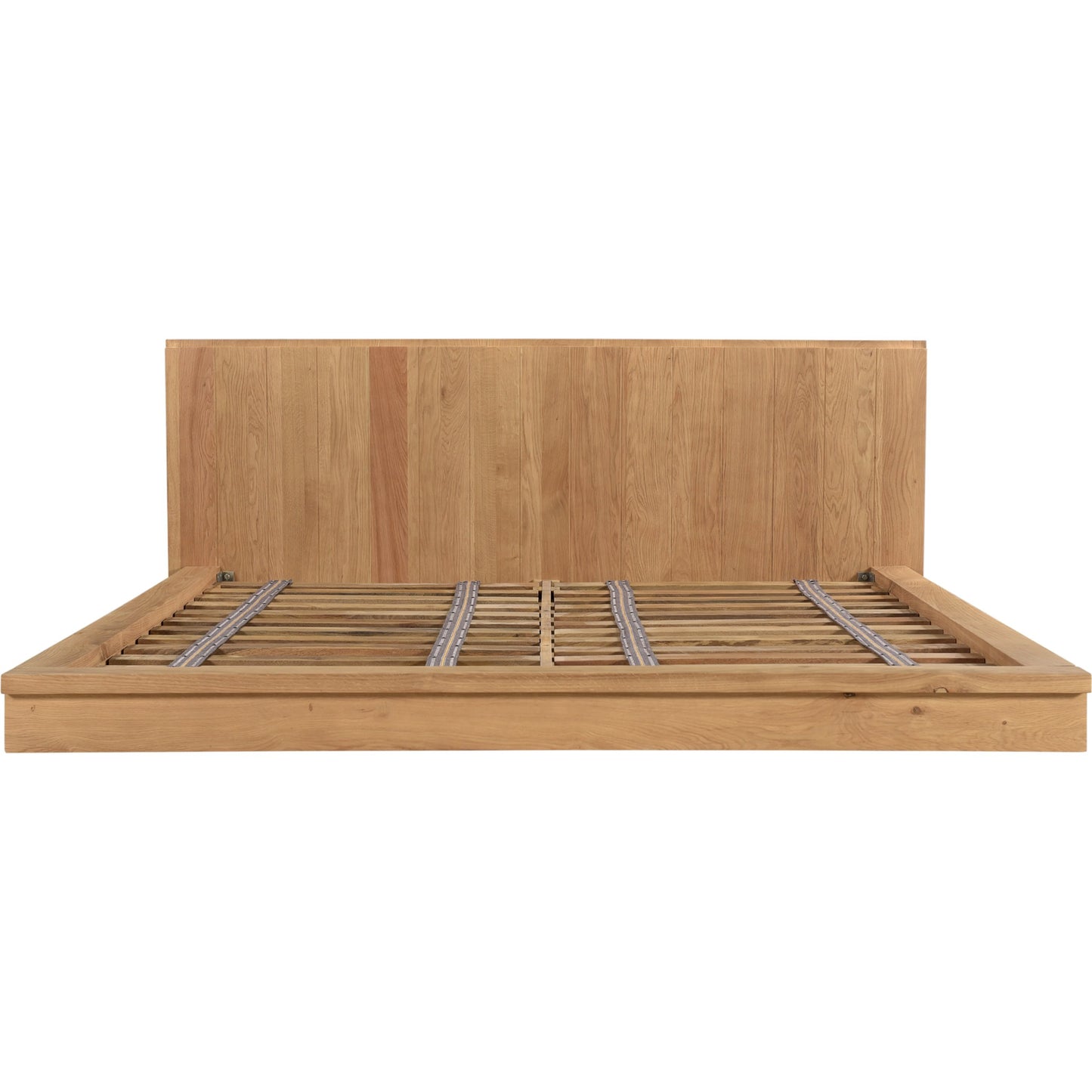 003 SI-2122025 | Additional Silo | Plank Bed by Moe's Home Collection in natural. Made from solid oak, solid mango wood slats in a modern style.