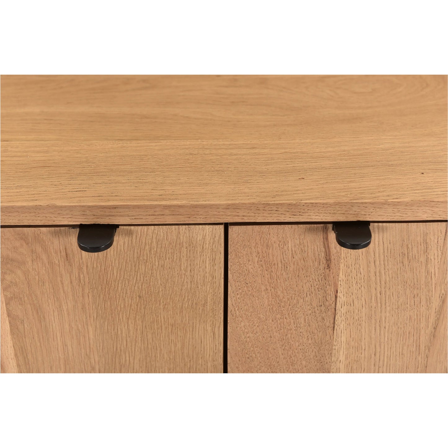 009 SI-2254052 | Closeup | Theo Cabinet by Moe's Home Collection in oak natural. Made from solid oak wood, oak veneer over mdf back in a transitional style.