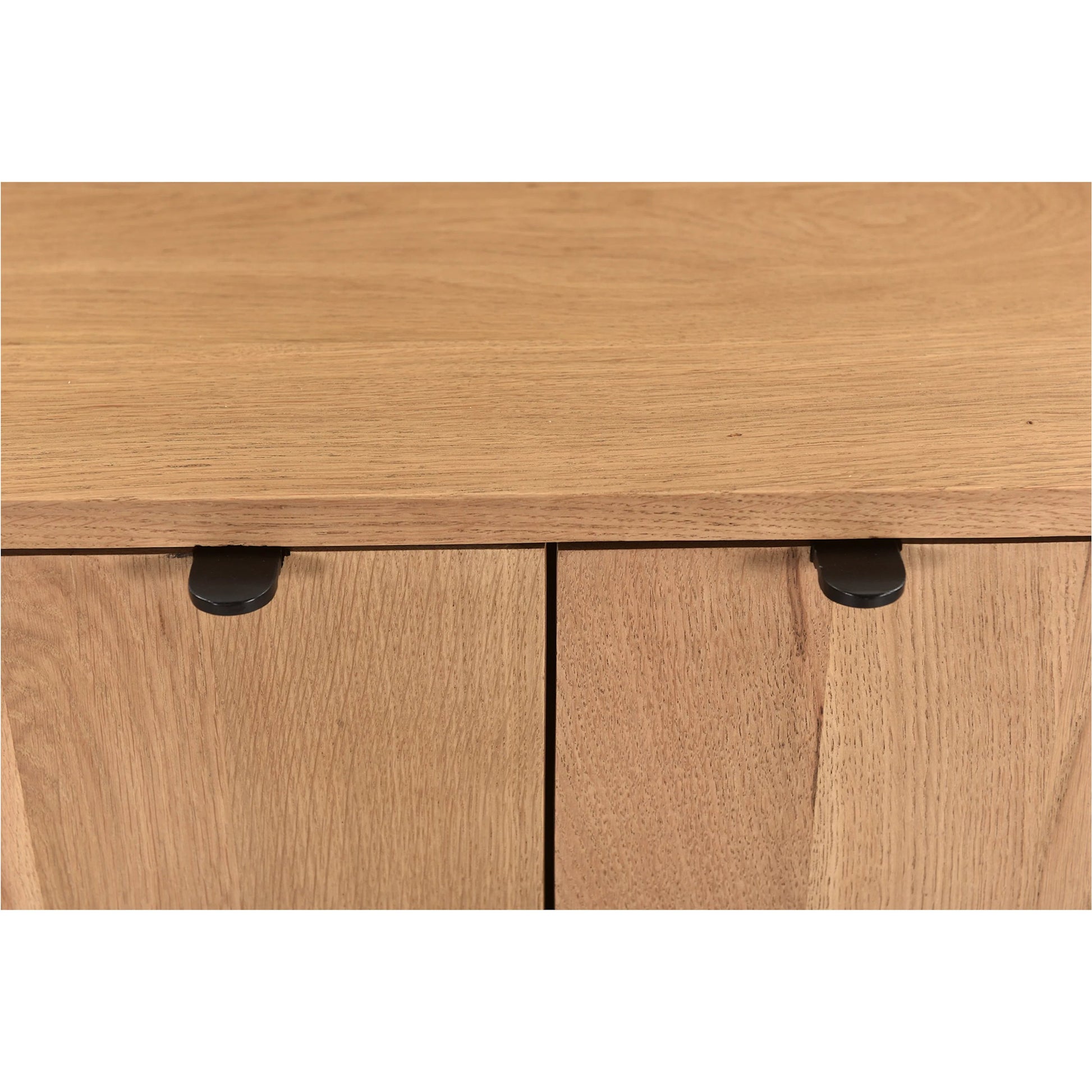 Theo Cabinet by Moe's Home Collection in oak natural. Made from solid oak wood, oak veneer over mdf back in a transitional style.