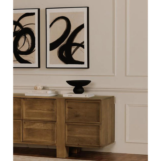 Henley 8 Drawer Dresser by Moe's Home Collection in brown. Made from oak, oak veneer in a unique style.