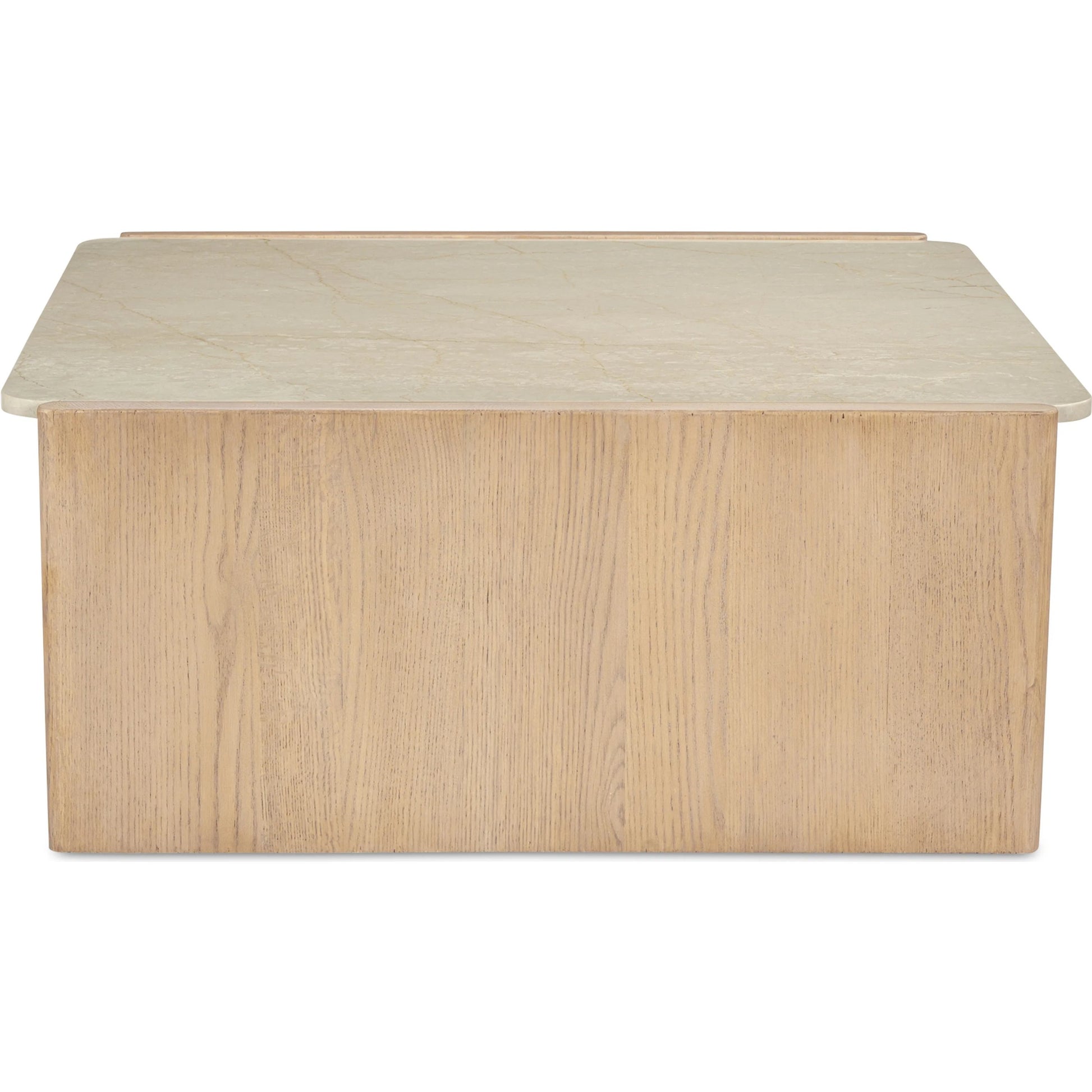 Lane Coffee Table by Moe's Home Collection in natural. Made from oak, bottichino marble in a transitional style.