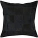 Safari Checkered Cowhide Throw Pillow by Pasargad Home. Made from cowhide in a modern style.