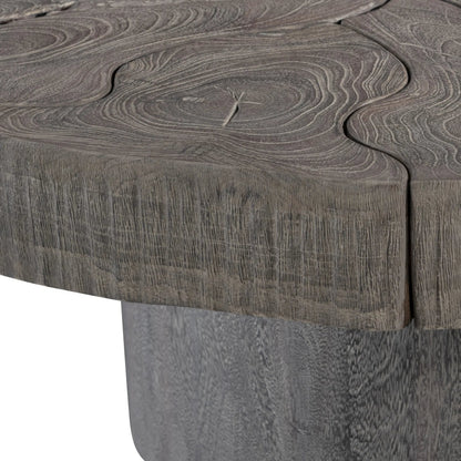 Kaya Cocktail Table by Bernhardt in brown. Made from wood in a unique style.