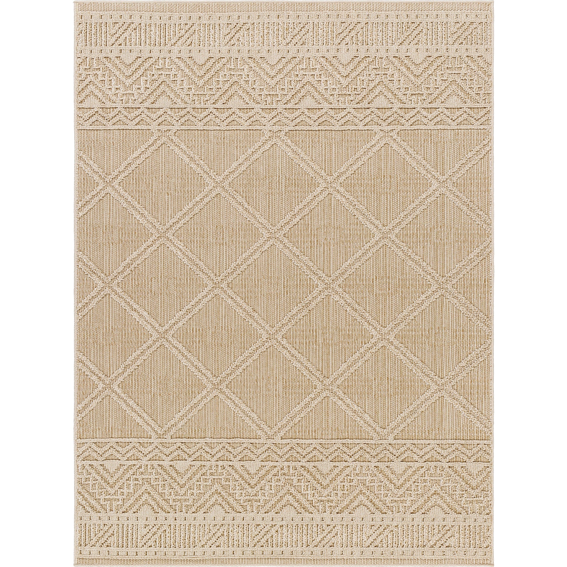Rockport Rug - 32957 by Livabliss in ivory, tan. Made from 100% polypropylene in a unique style.