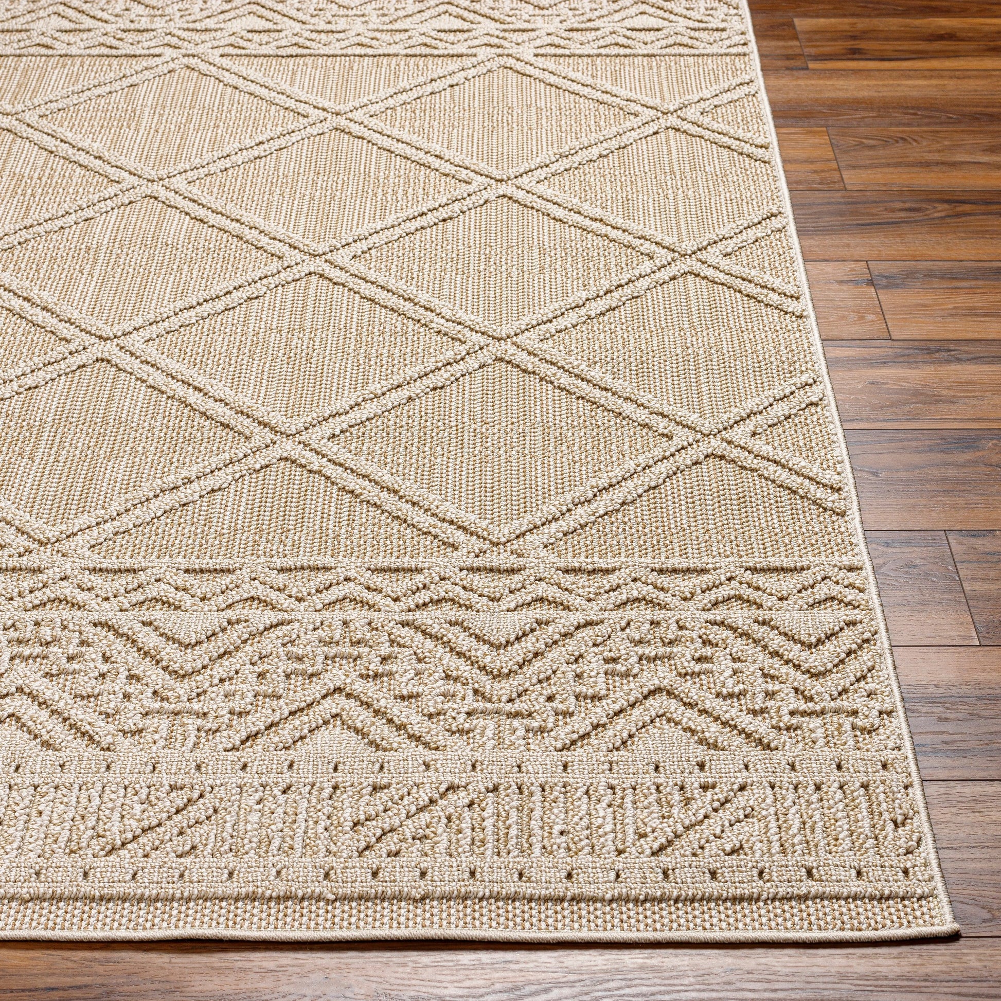 Rockport Rug - 32957 by Livabliss in ivory, tan. Made from 100% polypropylene in a unique style.