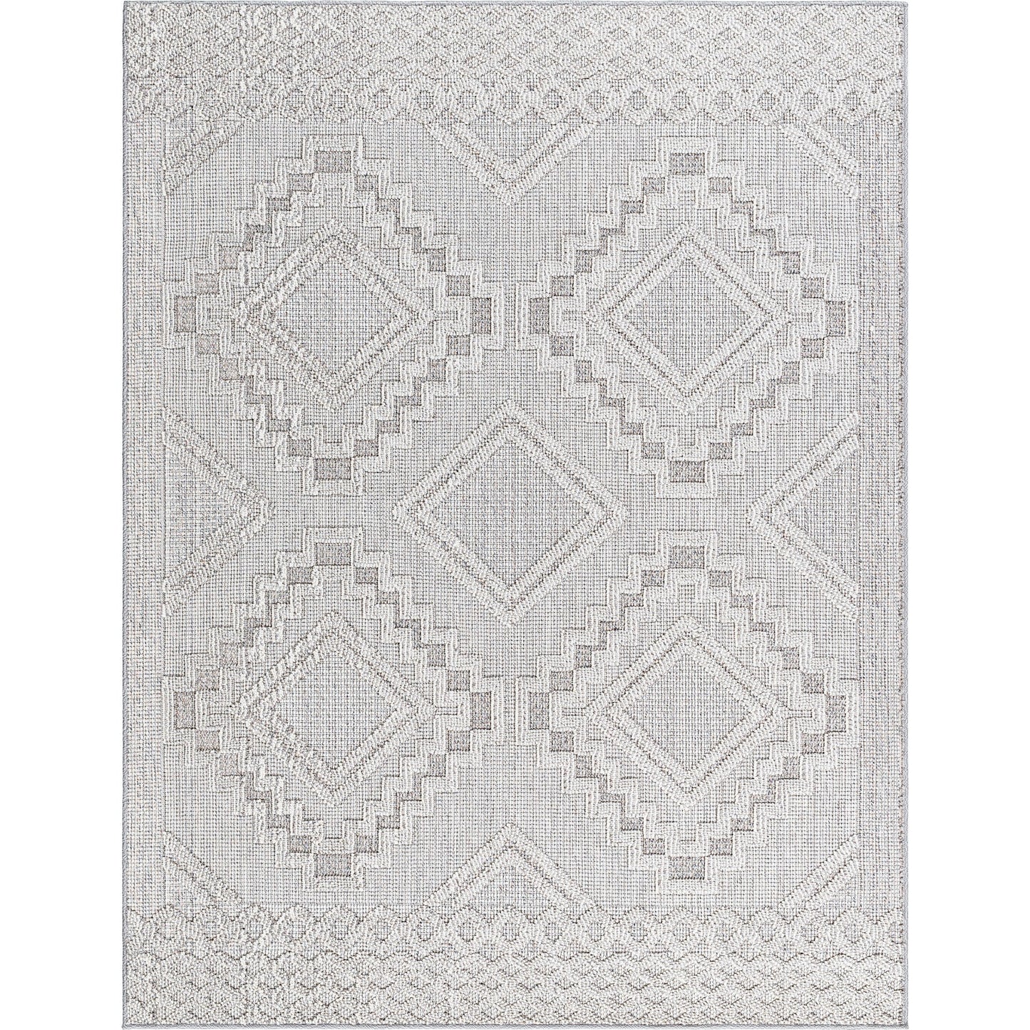 002 SI-1948956,SI-1948958,SI-1948959 | Primary Silo | Rockport Rug - 32958 by Livabliss in light gray, gray. Made from 100% polypropylene in a unique style.