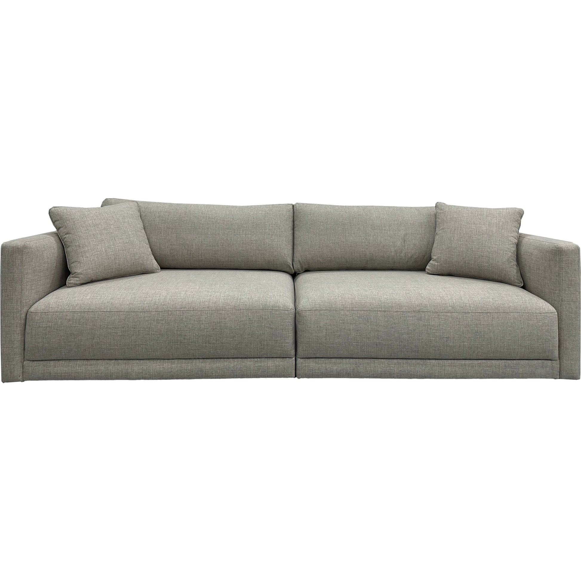 Parley - 525441 by Surya in oatmeal, black and wood finish. Made from upholstery: polyester, base: rubber wood, fill: 55% polyurethane foam, 45% polyester, polyfill in a modern style.