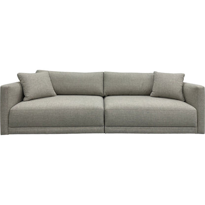 Parley - 525441 by Surya in oatmeal, black and wood finish. Made from upholstery: polyester, base: rubber wood, fill: 55% polyurethane foam, 45% polyester, polyfill in a modern style.