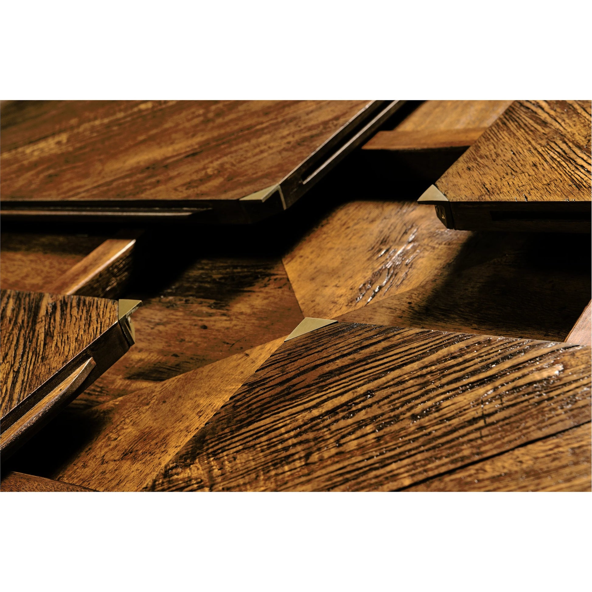 Casual Accents Country Walnut Round Extendable Dining Table 59" by Jonathan Charles in brown and country farmhouse walnut. Made from acacia in a traditional style.