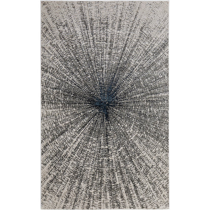 Micah Rug - 39LTF by Feizy in ivory, gray, blue. Made from polyester, polypropylene in a unique style.