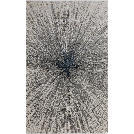 Micah Rug - 39LTF by Feizy in ivory, gray, blue. Made from polyester, polypropylene in a unique style.