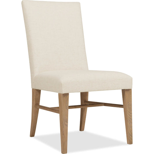 Driftwood Upholstered Side Chair by Hooker Furniture in beige. Made from unique in a transitional style.