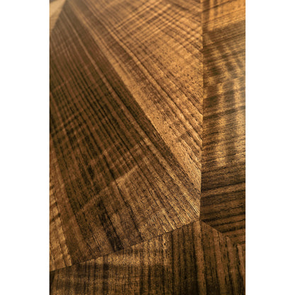 Toulouse Desk by Jonathan Charles in toulouse walnut. Made from walnut quarter figured veneer in a modern style.