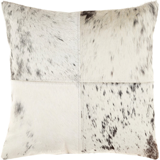 Ranger - 27452 by Surya in charcoal, cream. Made from 100% hair on hide, 100% microsuede in a unique style.