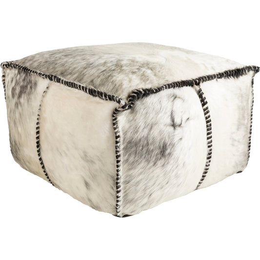 Ranger - 11071 by Surya in black, medium gray, white. Made from 100% hair on hide in a rustic style.