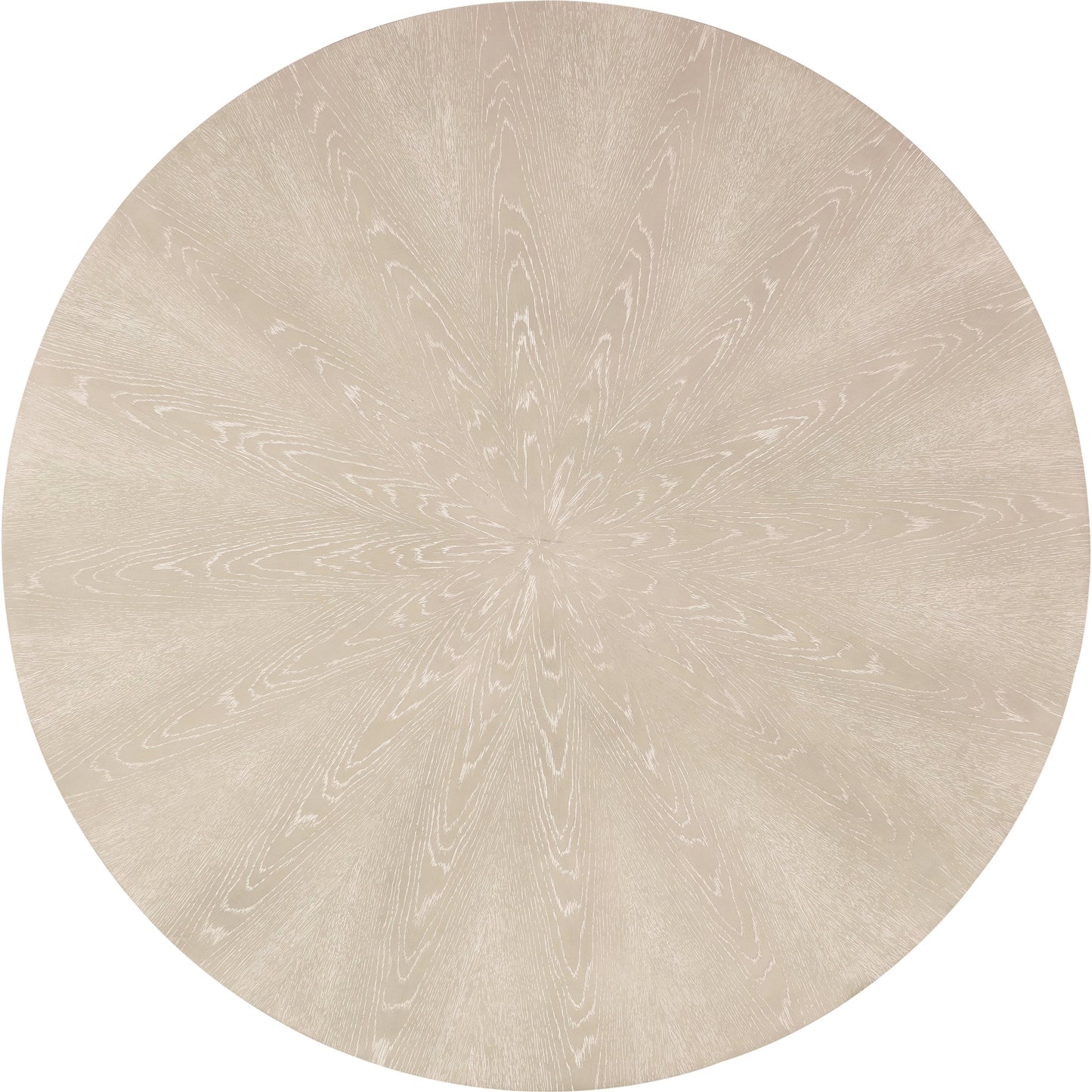 002 SI-2028935 | Additional Silo | Nouveau Chic Round Pedestal Dining Table by Hooker Furniture in sandstone. Made from oak veneers, resin in a modern style.