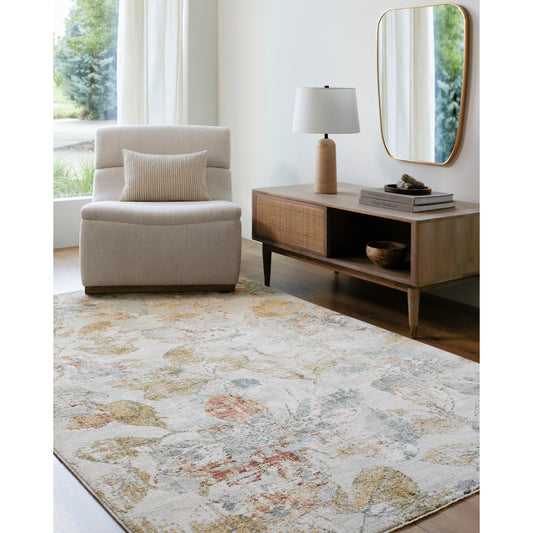 Roseanne Rug - 494564 by Livabliss in light gray, medium gray, mustard, light blue, deep teal, 