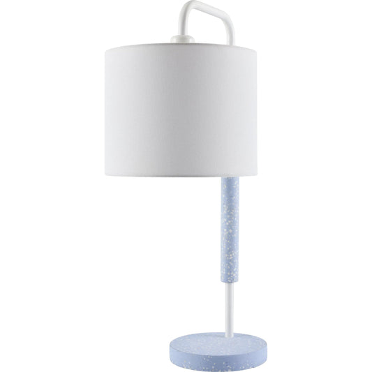 Rishi Accent Table Lamp by Livabliss in terrazzoterrazzo. Made from cement, linen, polyester in a unique style.