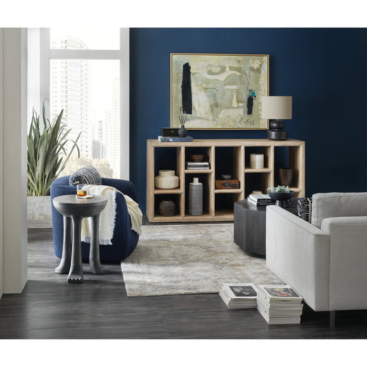 Commerce & Market Console by Hooker Furniture in light natural. Made from mindi solids in a modern style.