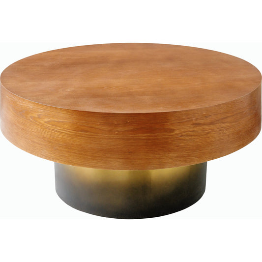 Russula Coffee Table - 530056 by Surya. Made from oak, iron in a modern style.