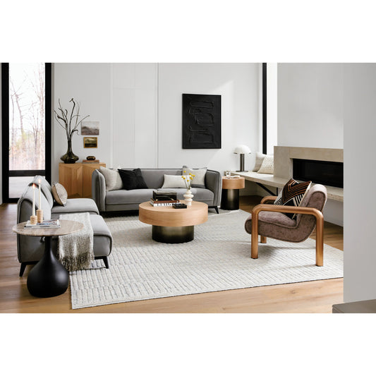Russula Coffee Table - 530056 by Surya. Made from oak, iron in a modern style.