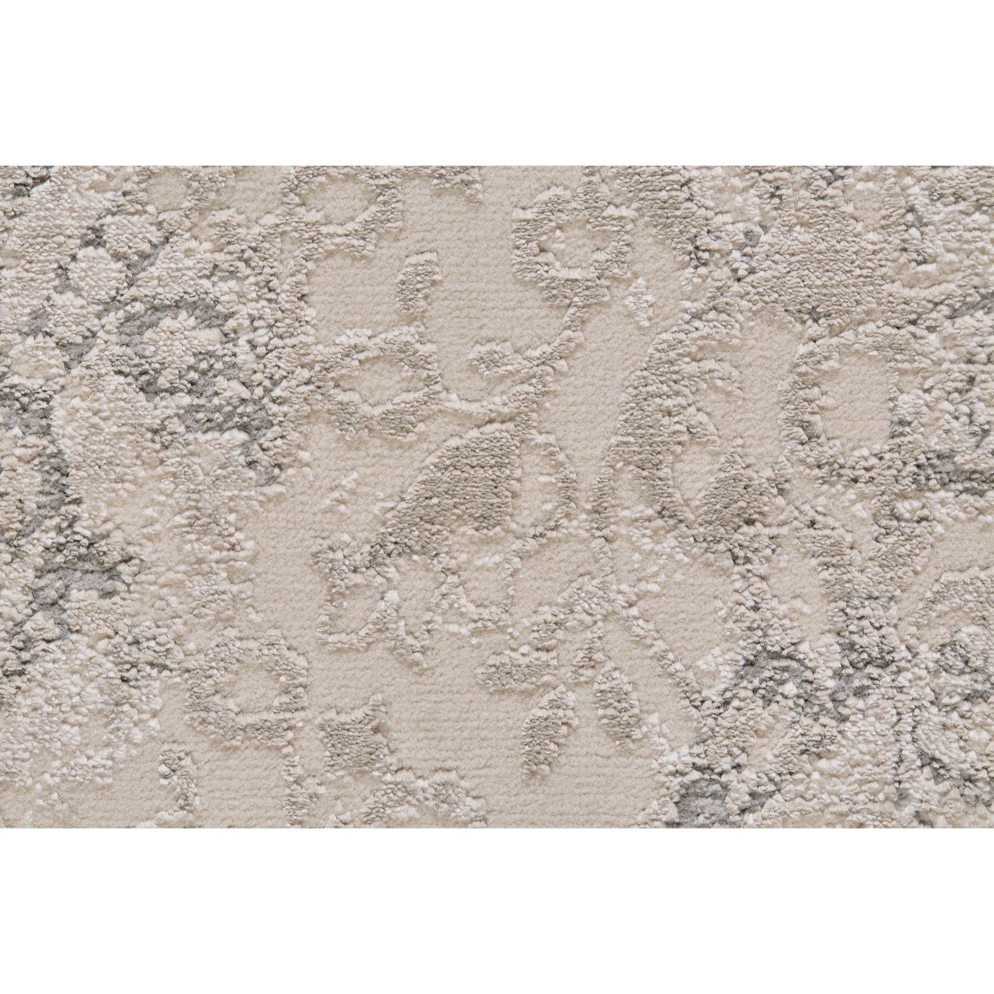 Prasad Rug - 3682F by Feizy in ivory, gray, black. Made from polypropylene, polyester in a unique style.