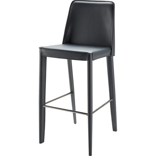 Rosy Stool by Surya in hand finished. Made from upholstery: pvc, base: metal, fill: 100% polyurethane foam in a modern style.