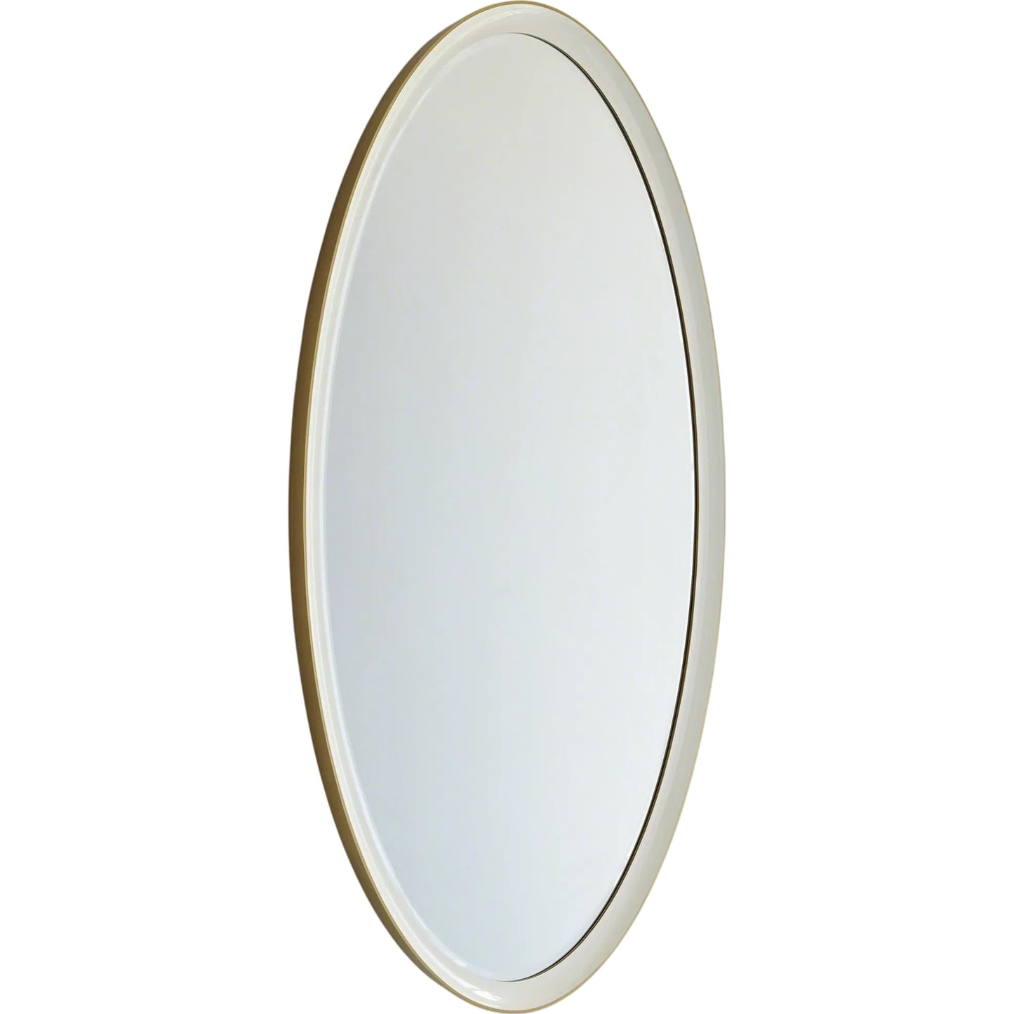 001 SR-701771 | Primary Silo | Orbis Mirror by Global Views in pure white high-gloss lacquer. Made from unique in a modern style.