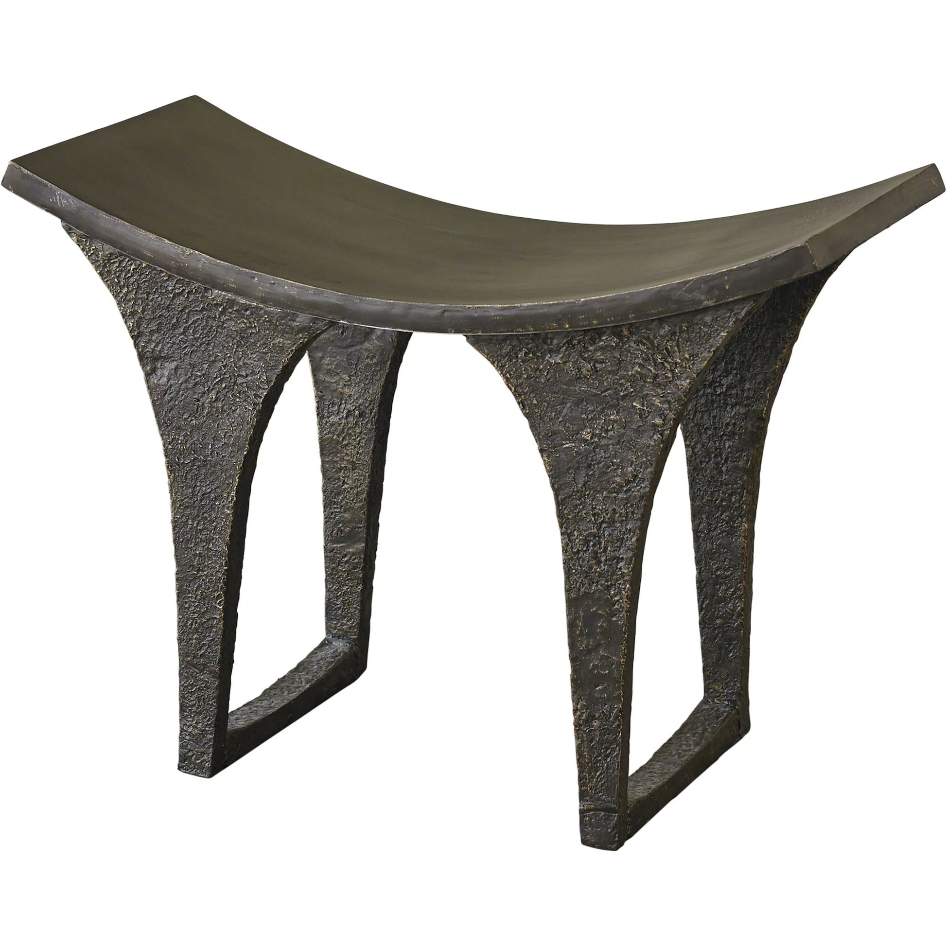 Shanghai Stool by Global Views in bronze. Made from cast iron, iron in a eclectic & global style.