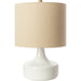 Rita - 32543 by Livabliss in glazedplated. Made from shade (outside): linen, shade (inside): polyester, body: ceramic, finial: metal, harp: iron in a modern style.