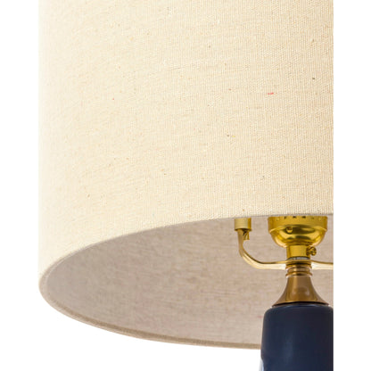Rita - 32543 by Livabliss in glazedplated. Made from shade (outside): linen, shade (inside): polyester, body: ceramic, finial: metal, harp: iron in a modern style.