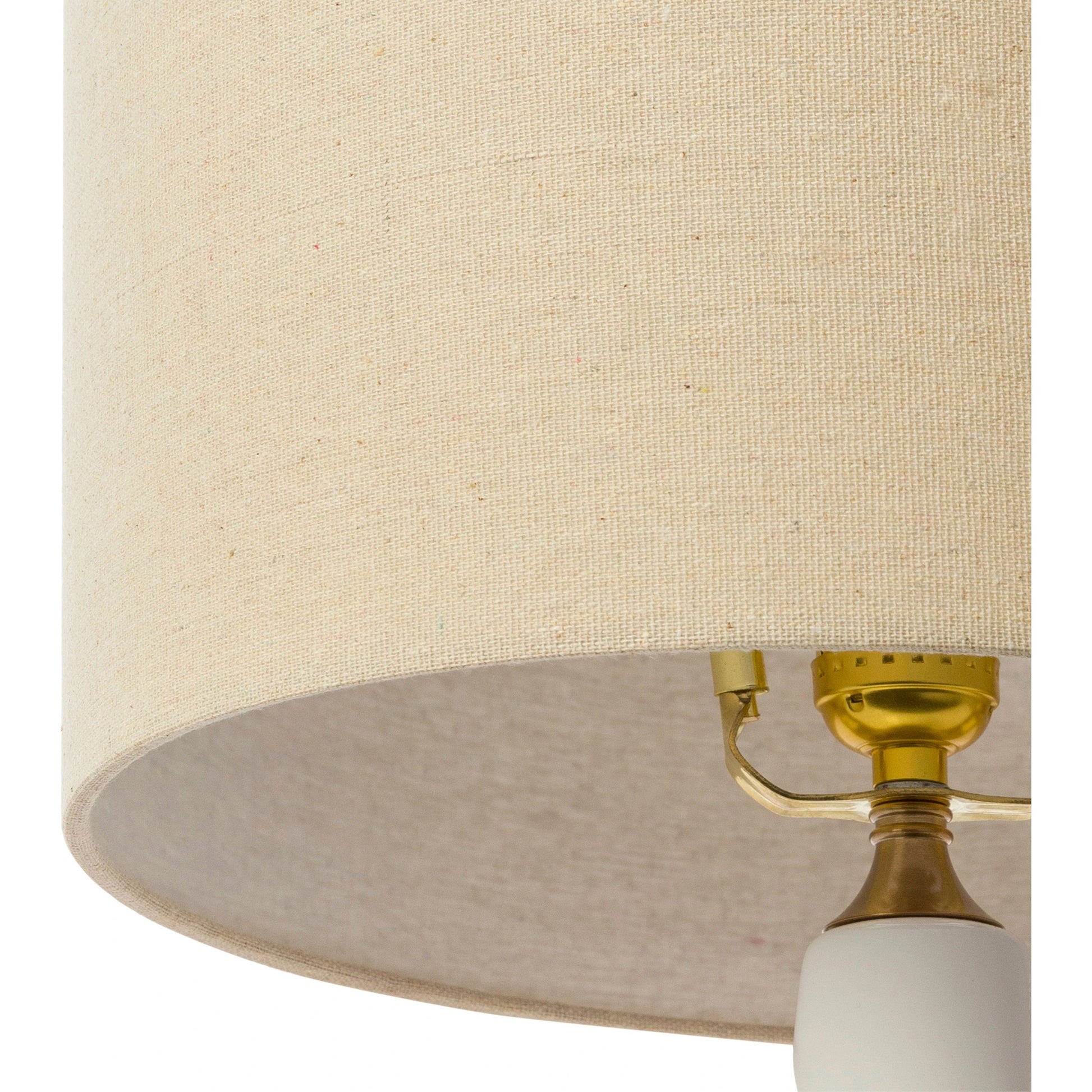 Rita - 32543 by Livabliss in glazedplated. Made from shade (outside): linen, shade (inside): polyester, body: ceramic, finial: metal, harp: iron in a modern style.