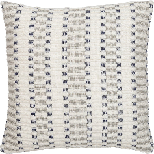Rotterdam Pillow - 487839 by Livabliss in light silver, silver, ash, metallic - silver. Made from front: 100% polyester, back: 100% polyester in a modern style.