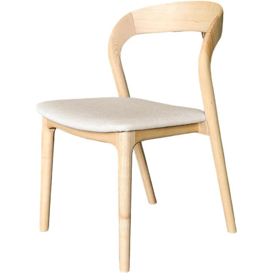 Rotondo Dining Chair by LH Imports. Made from ash wood, polyester, foam in a unique style.