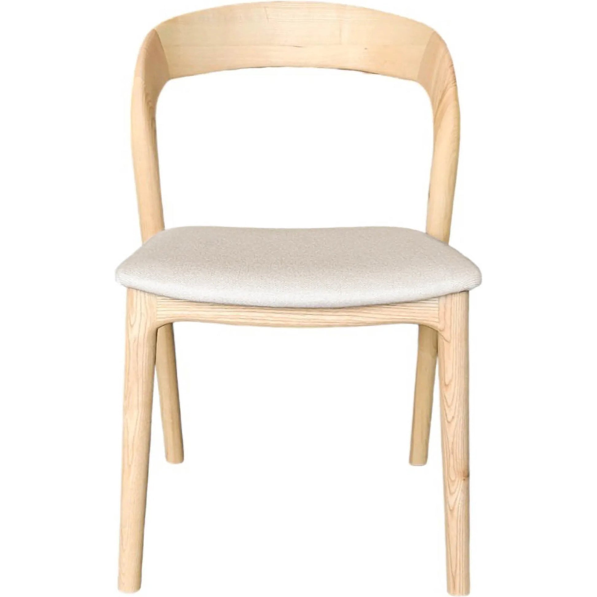 Rotondo Dining Chair by LH Imports. Made from ash wood, polyester, foam in a transitional style.